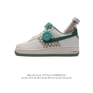 Nike Air Force 1 Low White Leather Casual Sneakers for Men and Women