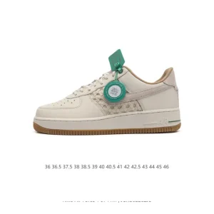 Nike Air Force 1 Low White Leather Sneakers for Men and Women