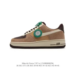 Nike Air Force 1 Low 07 White Leather Casual Sneakers