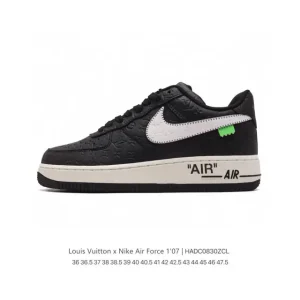 Louis Vuitton x Air Force 1 Collaboration Sneaker with Air Sole