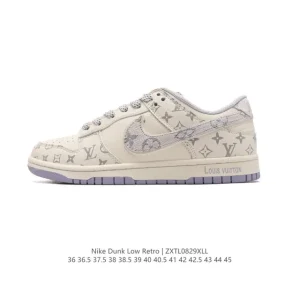Nike Dunk Low Retro Louis Vuitton Collaboration Vintage Sneakers