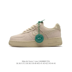 Nike Air Force 1 Low 07 Leather White Sneakers for Men and Women