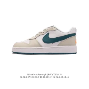 Nike Court Borough Low Leather Low-Top Sneakers for Men and Women