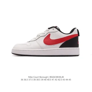 Nike Court Borough Low Men's and Women's Low-Top Sneakers with Leather Upper