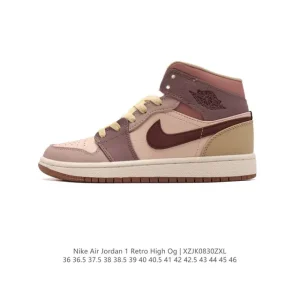 Jordan Air Retro High OG Leather Basketball Shoes Vintage Style