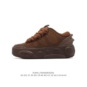Puma Unisex Classic Low-Top Fashion Sneakers with Cushioning and Thick Sole