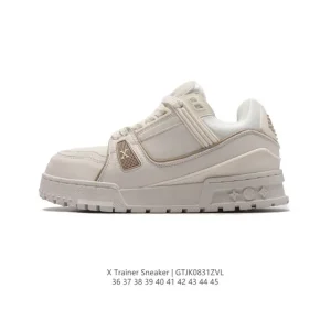 Louis Vuitton Trainer Sneaker Low Thick Sole Comfortable Fashion Shoes