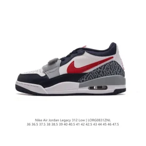 Jordan Legacy 312 Low Men's Basketball Shoes - Classic Heritage Design