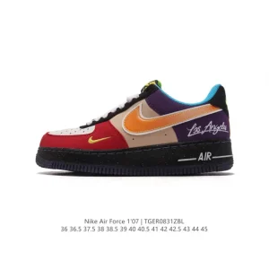 Nike Air Force 1 Low 07 White Leather Sneakers for Men and Women
