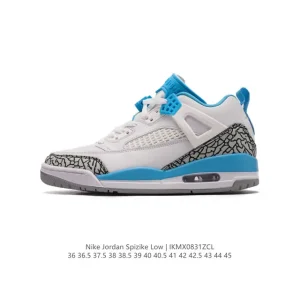 Jordan Spizike Low Houston Oilers Inspired Basketball Shoes