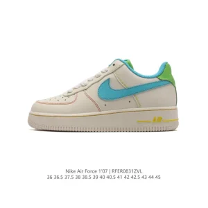 Nike Air Force 1 '07 Low White Leather Casual Sneakers
