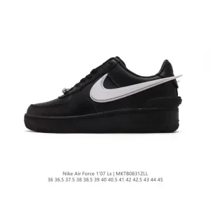 Nike Air Force 1 Low x Ambush Collaboration Leather Sneakers