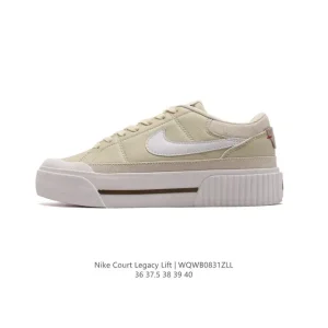 Nike Court Legacy Lift Women's Shoes White Retro Sneakers