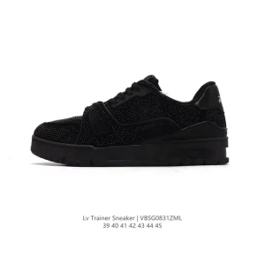 Louis Vuitton Trainer Sneaker Low Full Diamond Men's Shoes