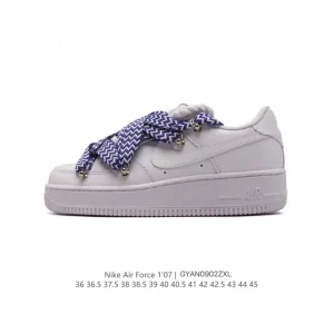 Nike Air Force 1 '07 Low Top Leather Basketball Sneakers for Men and Women
