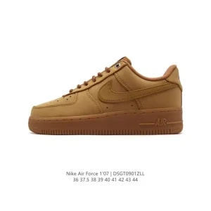 Nike Air Force 1 '07 Low Hm3728-131 White Leather Casual Sneakers
