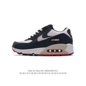 Nike Air Max 90 Retro Running Shoes with Air Cushion