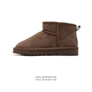 UGG Women's Treadlite Mid Calf Snow Boots with Wool Lining