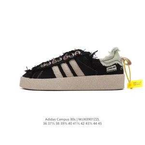 Song For The Mute X Adidas Originals Sftm-002 Campus 80S Seasame Canvas Shoes