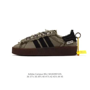 Adidas Campus 80s SFTM Collaboration Canvas Low Top Sneakers