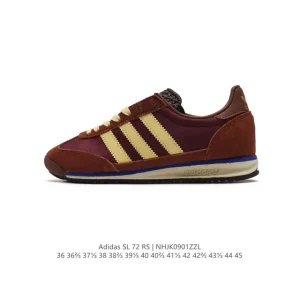 Adidas SL 72 Shoes Classic Retro Low-Top Sneakers for Men and Women