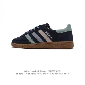 Adidas Handball Spezial Low-Top Leather Sneakers Classic Three Stripes