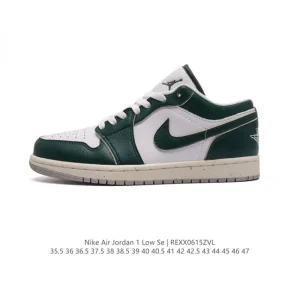 Jordan Air 1 Low Retro Classic Leather Basketball Shoes