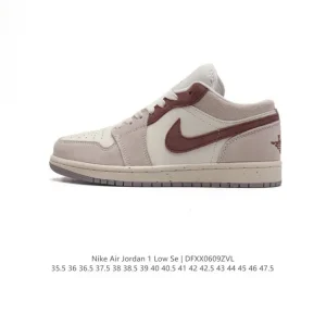 Jordan AJ1 Low Retro Low-Top Sneakers with Air Cushioning