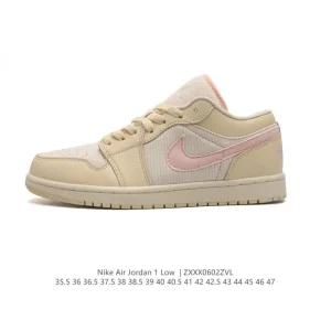 Jordan Air 1 Low Retro Leather Basketball Shoes Vintage Style