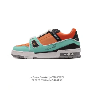 Louis Vuitton Trainer Sneaker Low Thick Sole Fashion Shoes for Men and Women