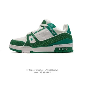 Louis Vuitton Trainer Sneaker Low Fashion Thick Sole Casual Shoes