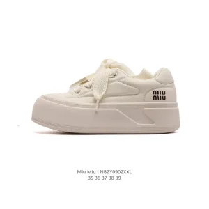 Miu Miu Style Chunky Platform Sneakers for Women 2024