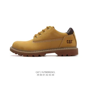 Cat Men's Lightweight Breathable Leather Work Boots
