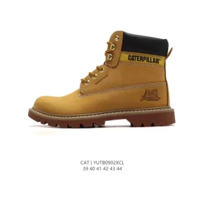 Cat Men's Classic Work & Safety Boots with Solid Rubber Sole
