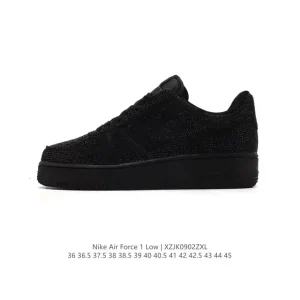 Nike Air Force 1 Low Crystal Low Cut Cushion Thick Sole HF0729-002