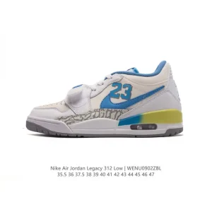 Jordan Legacy 312 Low Basketball Shoes - Classic Air Cushion & Premium Leather