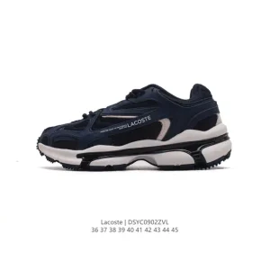Lacoste Men's Women's Chunky Sole Fashion Sneakers Breathable Mesh Upper