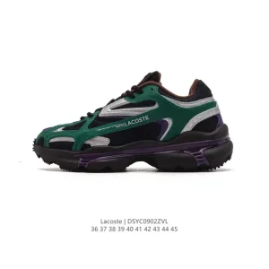 Lacoste Men's Women's Thick Sole Dad Shoes Outdoor Casual Sneakers