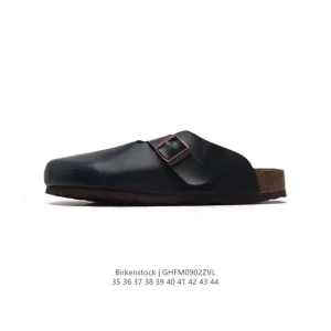 Birkenstock Boston VL Suede Leather Soft Footbed Clog Shoe