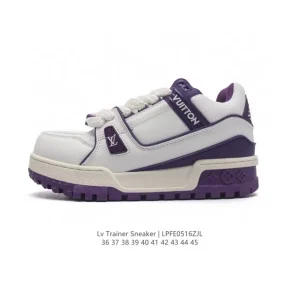 Louis Vuitton Trainer Sneaker Low Luxury Leather Fashion Shoes