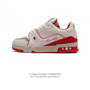 Louis Vuitton Trainer Sneaker Low Top Fashion Luxury Shoes