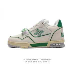 Louis Vuitton Trainer Sneaker Low Top Fashion Luxury Shoes