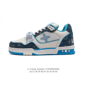 Louis Vuitton Trainer Sneaker Low Top Fashion Luxury Shoes