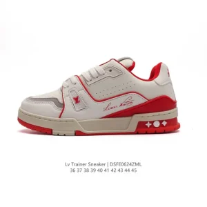 Louis Vuitton Trainer Sneaker Low Top Fashion Luxury Shoes