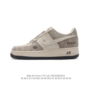 Gucci x Nike Air Force 1 '07 Low Sneaker with Air Cushion Sole
