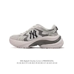 MLB Bigball Chunky Curve New York Yankees Chunky Sneakers with Velcro