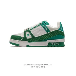Louis Vuitton Trainer Sneaker Low Top Fashion Luxury Shoes