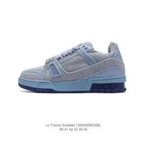 Louis Vuitton Trainer Sneaker Low Basketball Shoes for Men