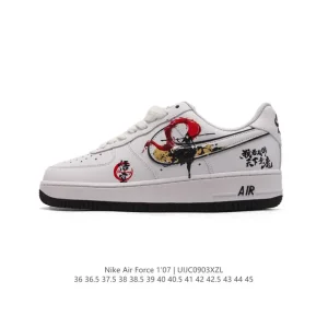 Nike Air Force 1 Low Goku Edition with Air Cushion and Thick Sole