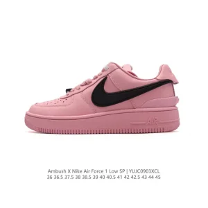 Nike Air Force 1 Ambush Low SP Leather Casual Sneakers